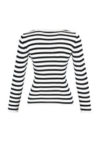 Trendyolmilla Lacivert Basic Çizgili Triko Kazak TWOAW21KZ0942