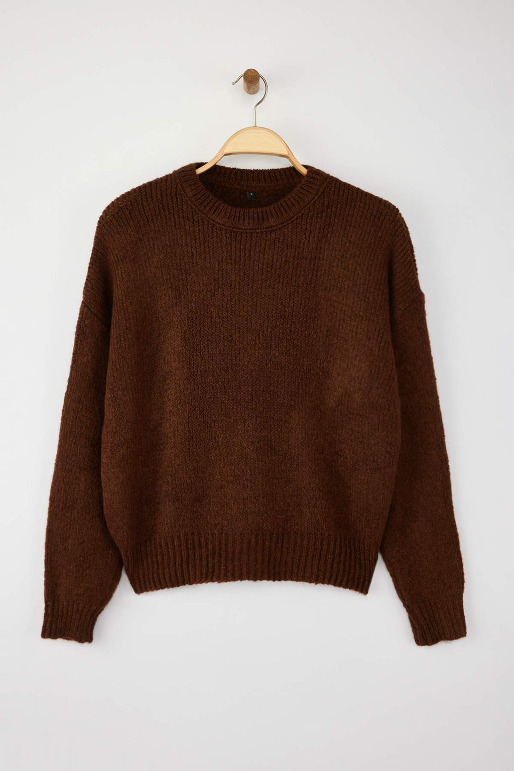 Trendyolmilla Lime Geniş Kalıp Yumuşak Dokulu Basic Triko Kazak TWOAW23KZ00185