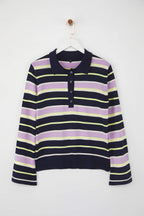 Trendyolmilla Teen Siyah*001 Polo Yaka Düz Triko Kazak TWOAW26KZ00121