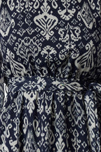 Trendyolmilla Çok Renkli Kuşaklı Eteği Volanlı Boho Astarlı Şifon Mini Dokuma Kışlık Elbise TWOAW24EL00665
