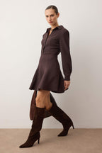 Trendyolmilla Siyah Mini Dokuma Elbise TWOAW26EL00305