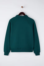 Trendyolmilla Gri Melanj Premium Patlı Regular/Normal Kalıp Kalın İçi Polarlı Örme Sweatshirt TWOAW26SW00208