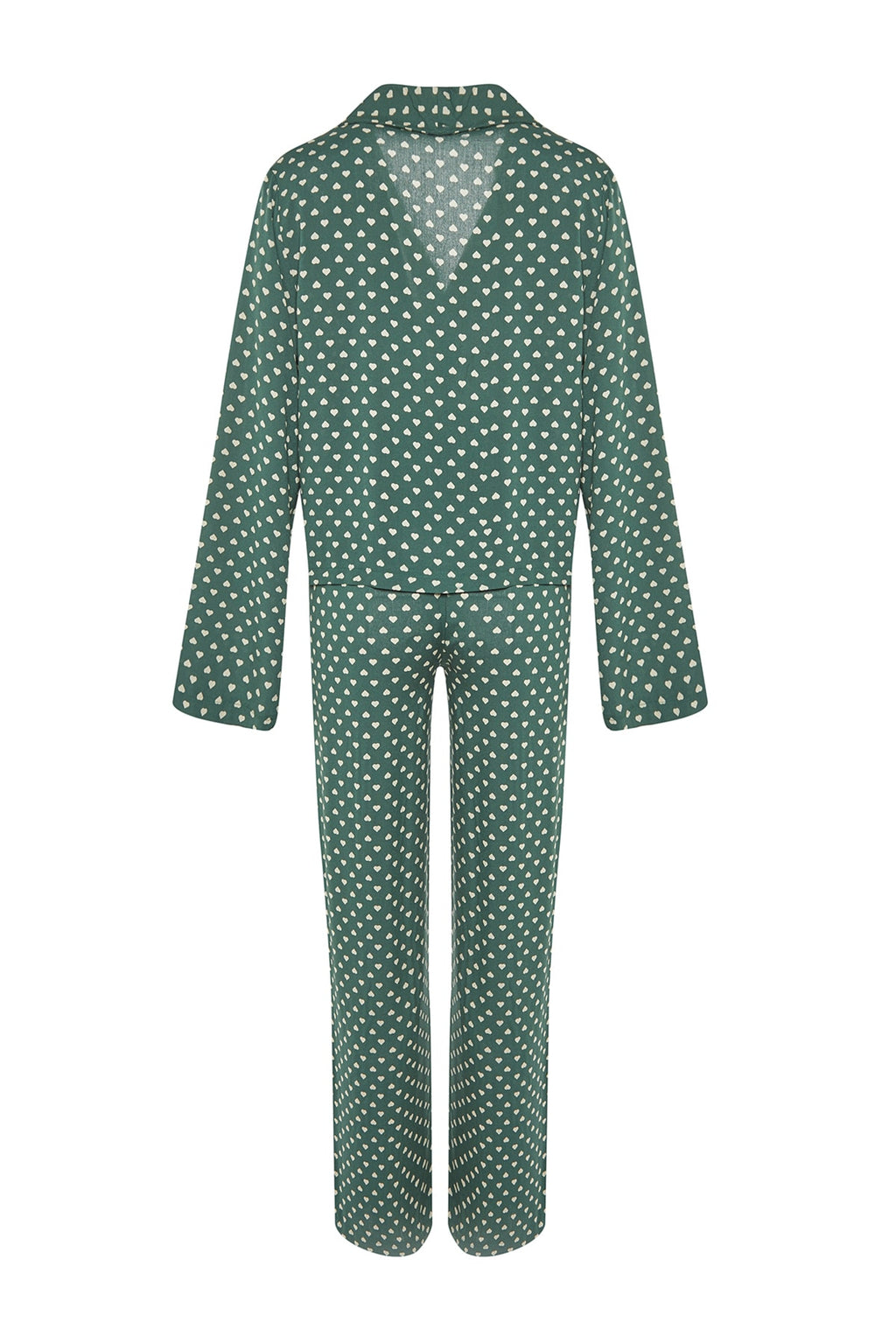 Trendyolmilla Pudra Kalpli Bağlama Detaylı Viskon Dokuma Pijama Takımı THMAW22PT0300