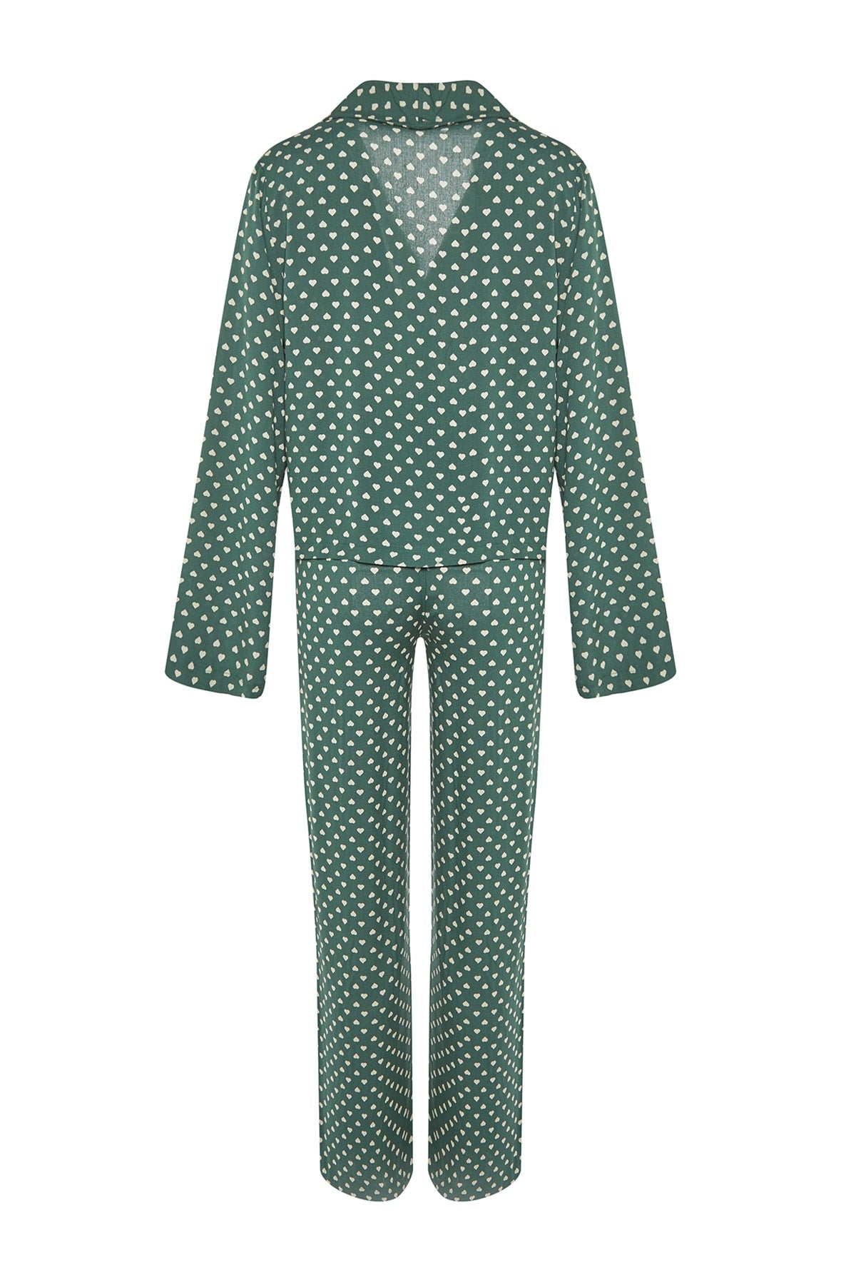 Trendyolmilla Pudra Kalpli Bağlama Detaylı Viskon Dokuma Pijama Takımı THMAW22PT0300