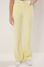 Trendyolmilla More Sustainable Mint %100 Tencel™ Düşük Bel Wide Leg Jeans TWOSS23JE00219