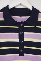 Trendyolmilla Teen Siyah*001 Polo Yaka Düz Triko Kazak TWOAW26KZ00121