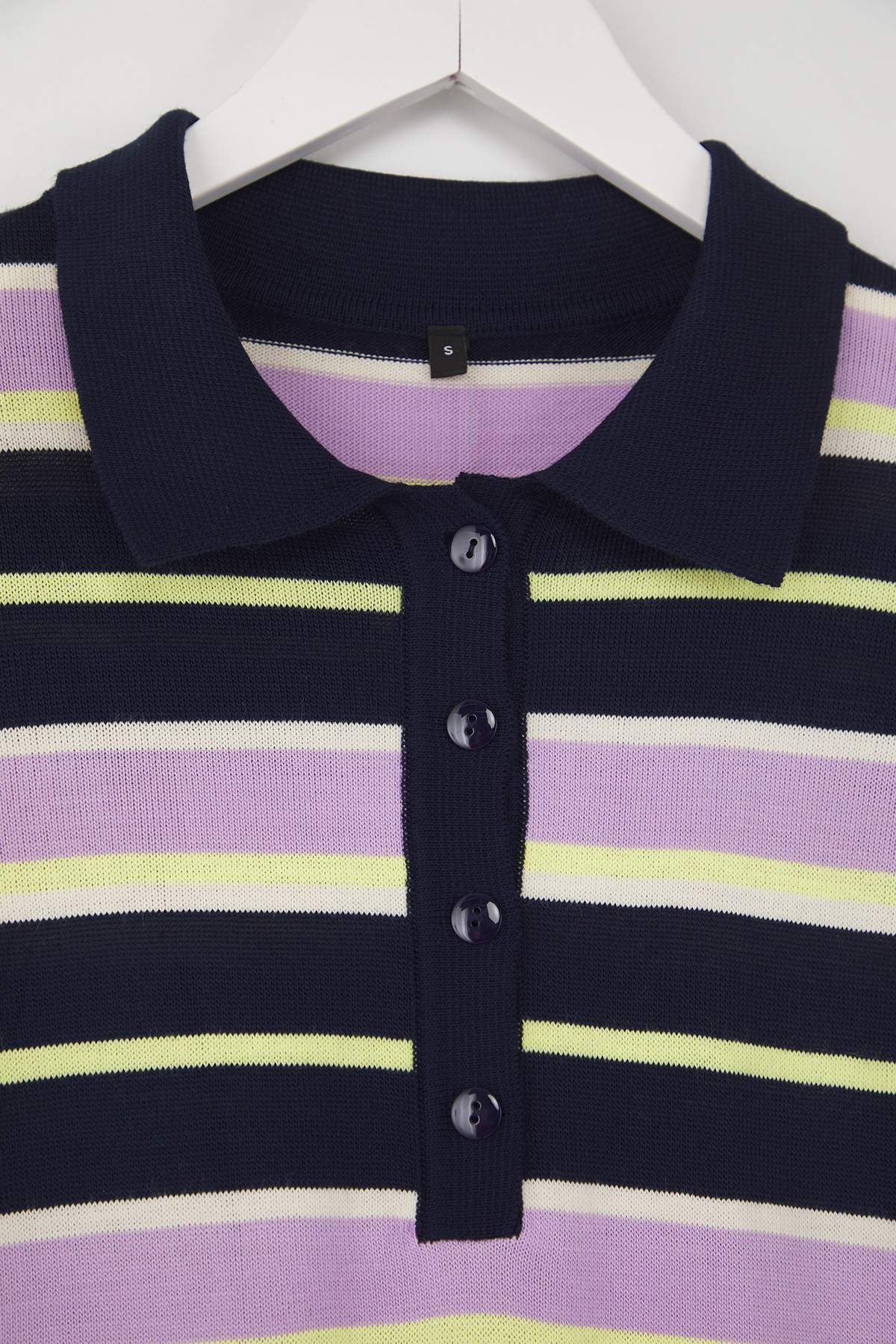 Trendyolmilla Teen Siyah*001 Polo Yaka Düz Triko Kazak TWOAW26KZ00121