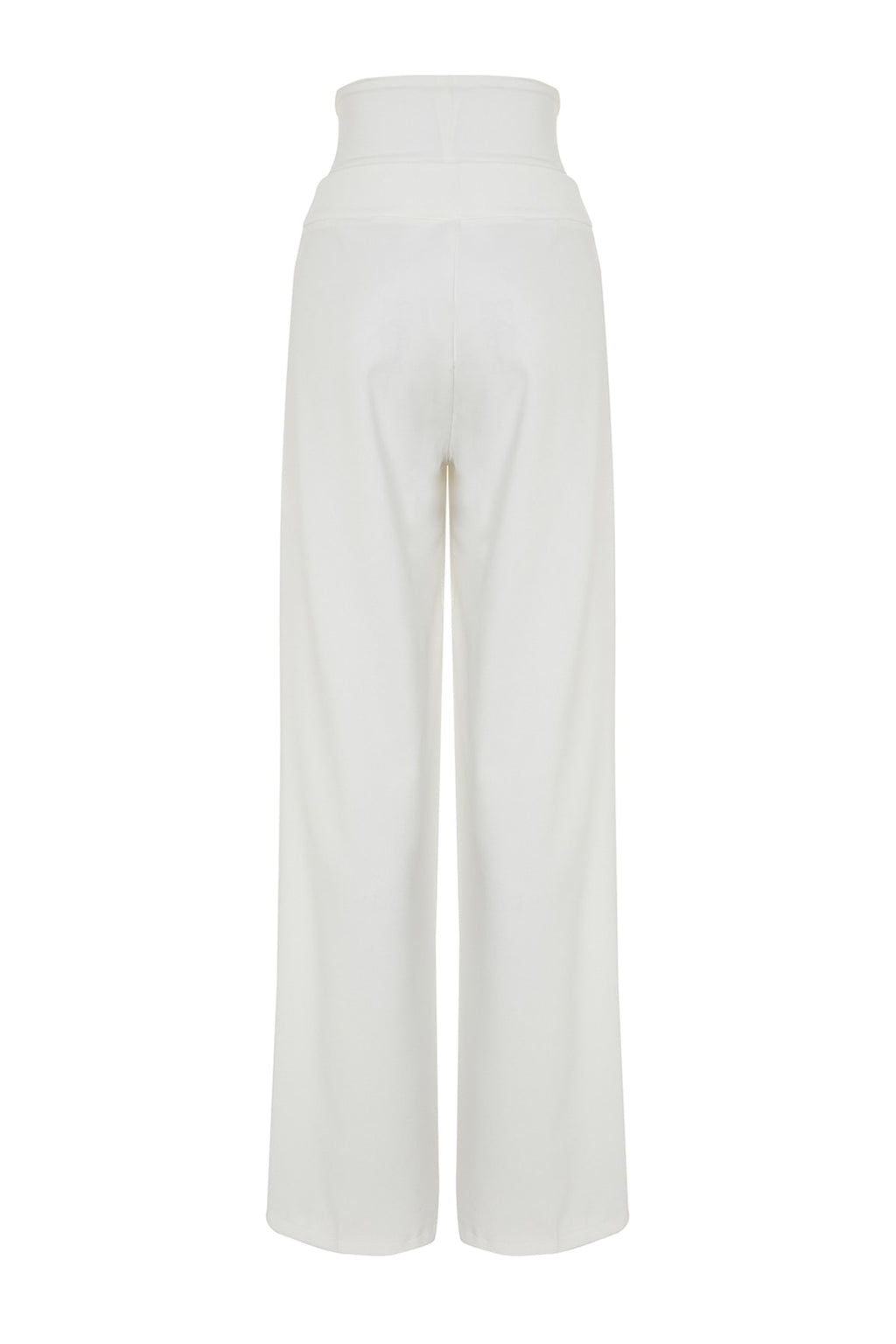 Trendyolmilla Ekru Korse Detaylı Dokuma Pantolon TPRSS23PL00033