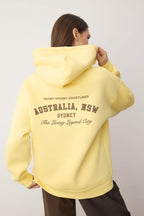 Trendyolmilla Açık Pembe alın İçi Polarlı Kapüşonlu Ön ve Sırt Baskılı Oversize Örme Sweatshirt TWOAW26SW00184