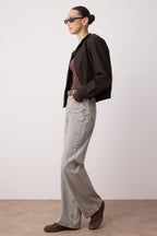 Trendyolmilla Mavi*002 Yüksek Bel Wide Leg Geniş Paça %100 Pamuk Non-Stretch Jeans TWOSS23JE00083