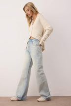 Mavi Vintage Yıkama Yüksek Bel Geniş Paça Wide Leg Jeans TWOAW26JE00072