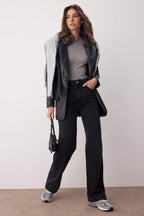 Trendyolmilla Açık Mavi Yüksek Bel Wide Leg Jeans TWOSS25JE00278