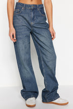 Mavi More Sustainable Soluk Efekt Vintage Yüksek Bel Wide Leg Jeans TWOSS24JE00050