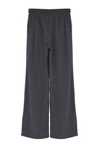 Premium Antrasit Wide Leg Esnek Örme Pantolon TWOSS24PL00054