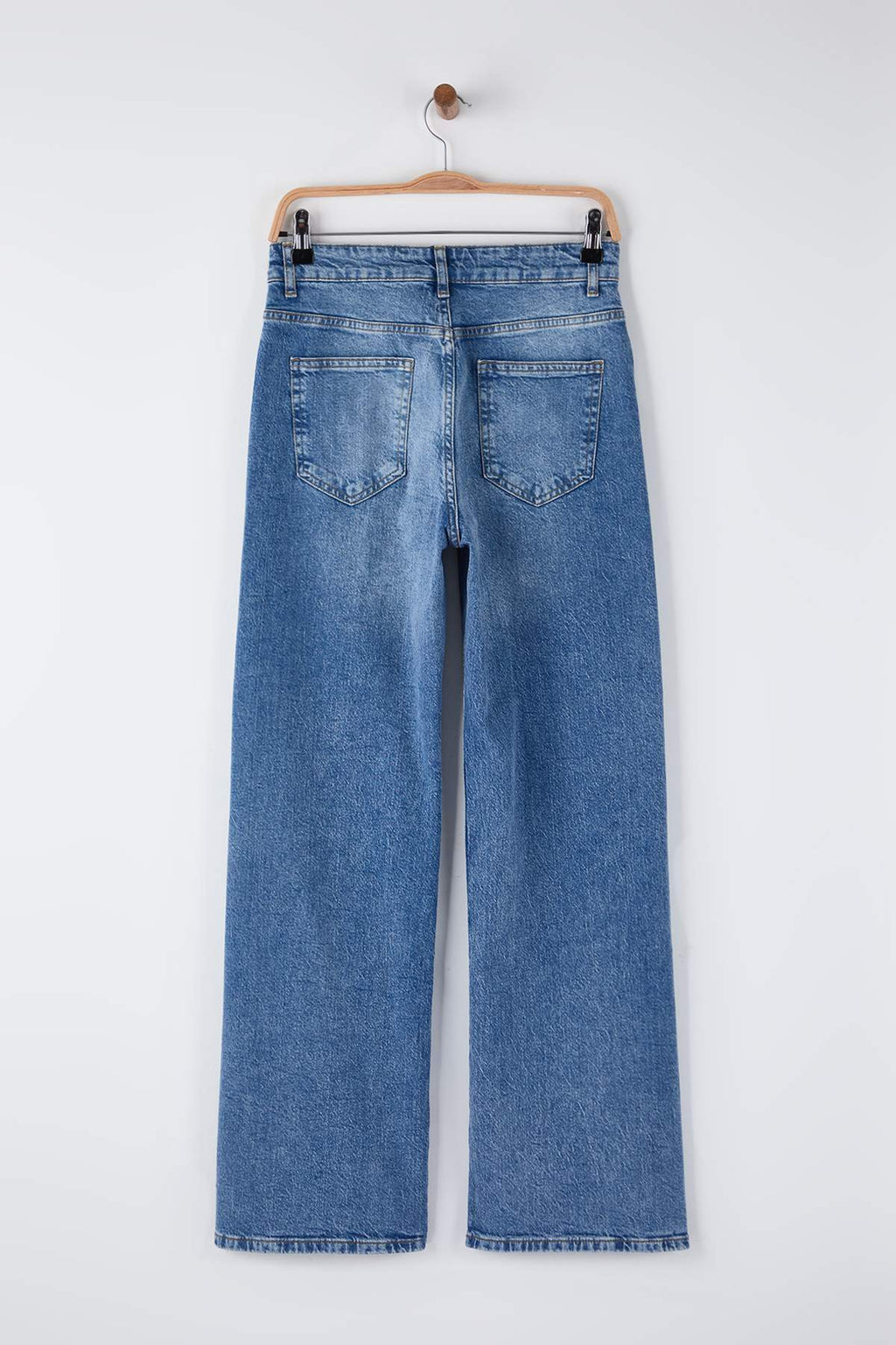 Mavi Yüksek Bel Comfort/Esnek Wide Leg/Geniş Paça Jeans TWOAW26JE00252