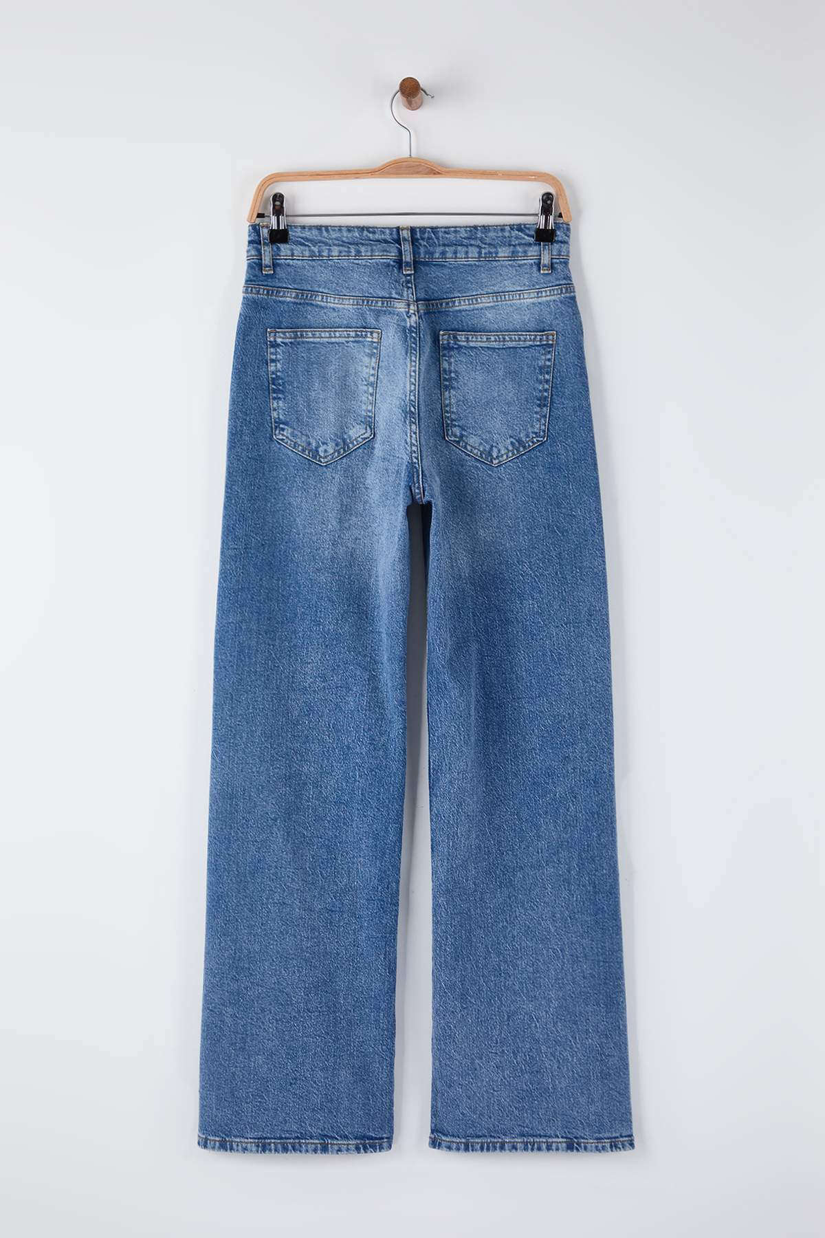 Mavi Yüksek Bel Comfort/Esnek Wide Leg/Geniş Paça Jeans TWOAW26JE00252