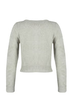 Trendyolmilla Gri Crop Premium İplik/Özel İplik Cep Detaylı Triko Hırka TWOAW24HI00051