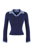 Trendyolmilla Kahverengi Ekose/Kareli Fitted/Vücuda Oturan Dokuma Detaylı Örme Bluz TWOAW26BZ00008