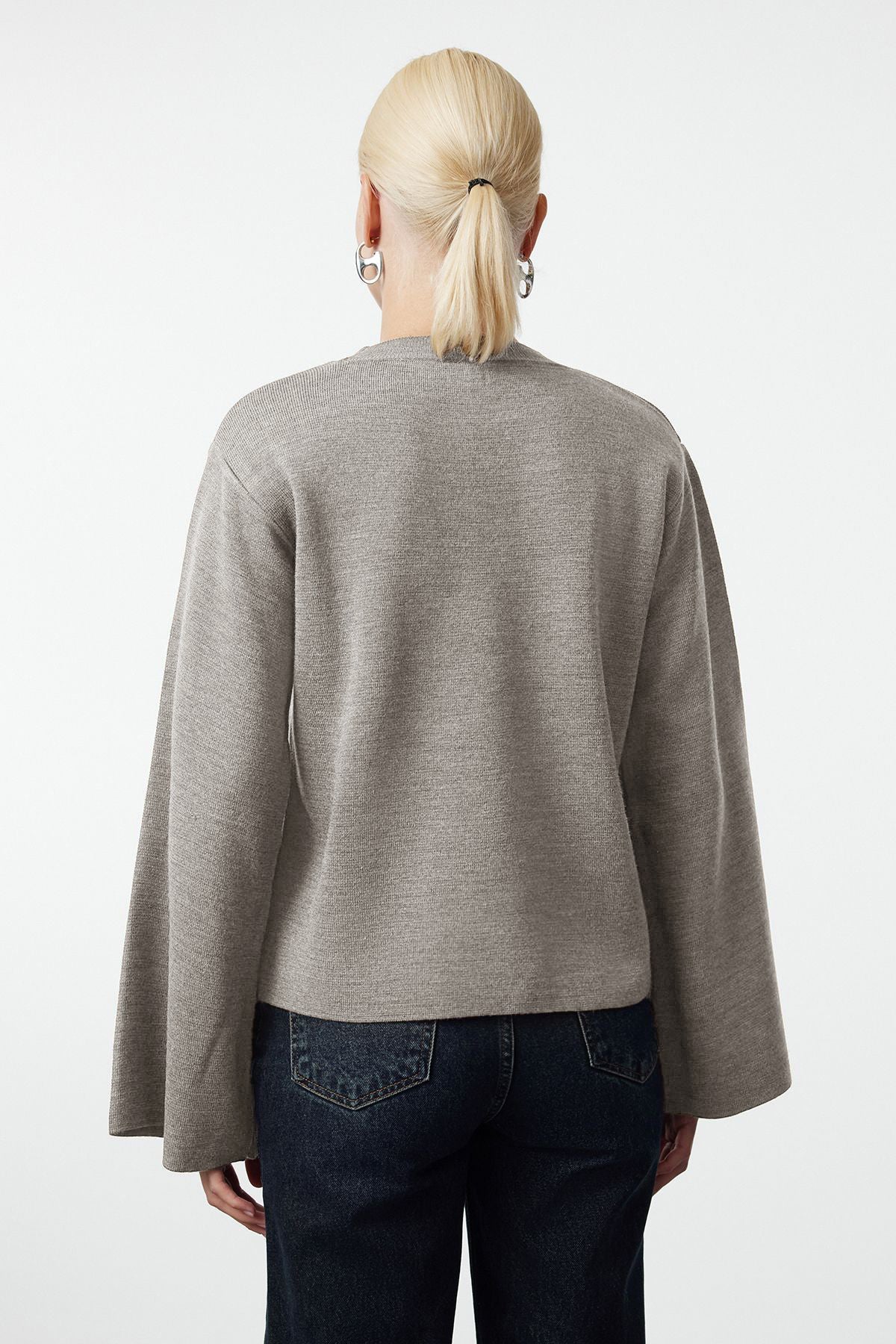Trendyolmilla More Sustainable Taş Basic Triko Kazak TWOAW25KZ00313