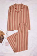 Trendyolmilla Lila-Çok Renkli Pamuklu Kalın/Kışlık Ekoseli Flanel Dokuma Pijama Takımı THMAW26PT00196