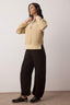 Trendyolmilla Taş Regular/Normal Kalıp Fermuar Detaylı Dik Yaka Polar Kalın Örme Sweatshirt TWOAW26SW00026
