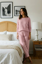 Trendyolmilla Lacivert Fitilli Örme Pijama Takımı THMAW21PT0009