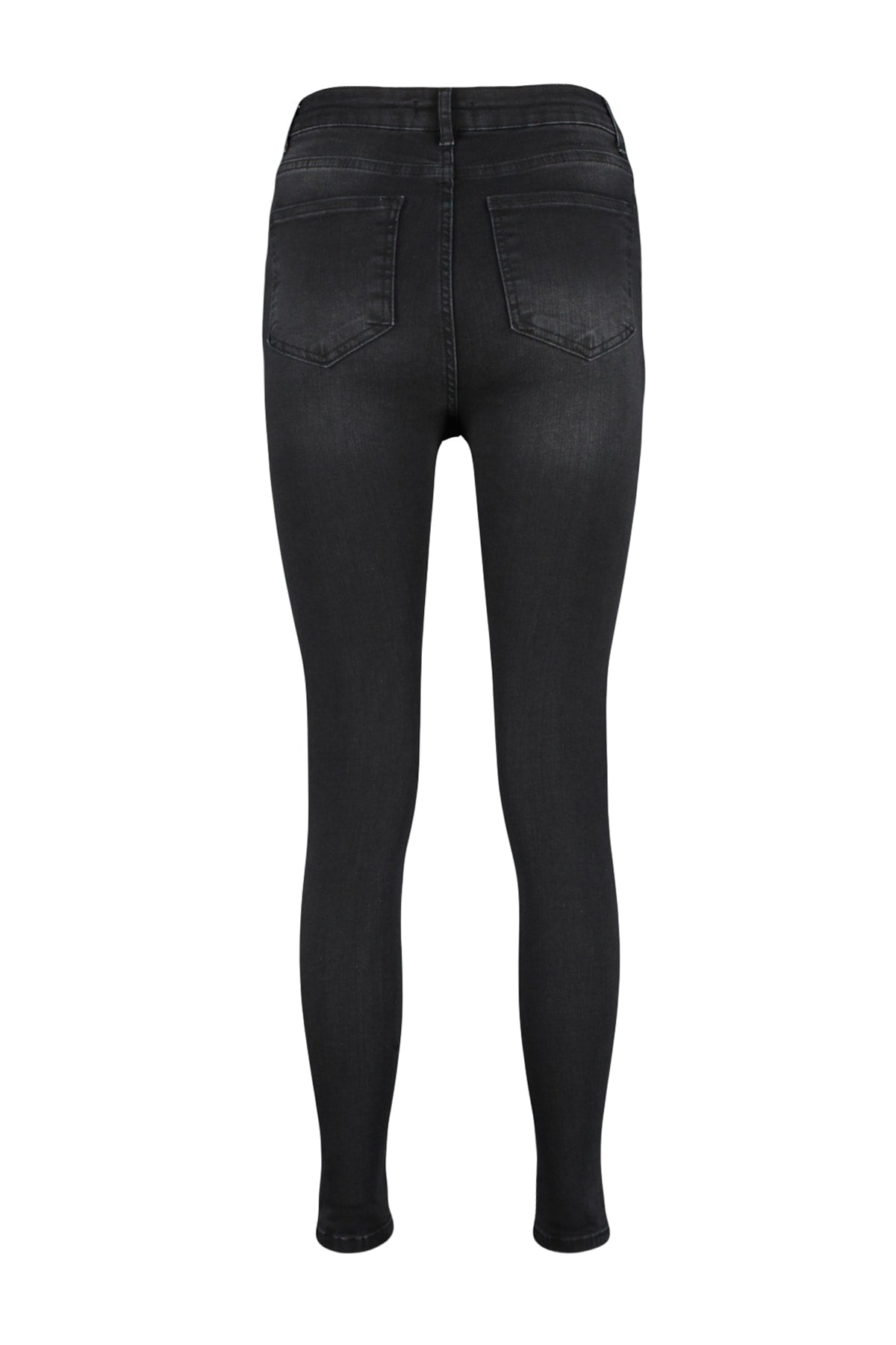 Trendyolmilla Gece Mavisi Vücudu Saran Yüksek Bel Ekstra Esnek Skinny Jeans TWOSS23JE00080