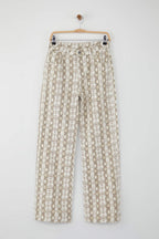 Çok Renkli Animal Yılan Desenli Yüksek Bel Wide Leg Jeans TWOAW26JE00136
