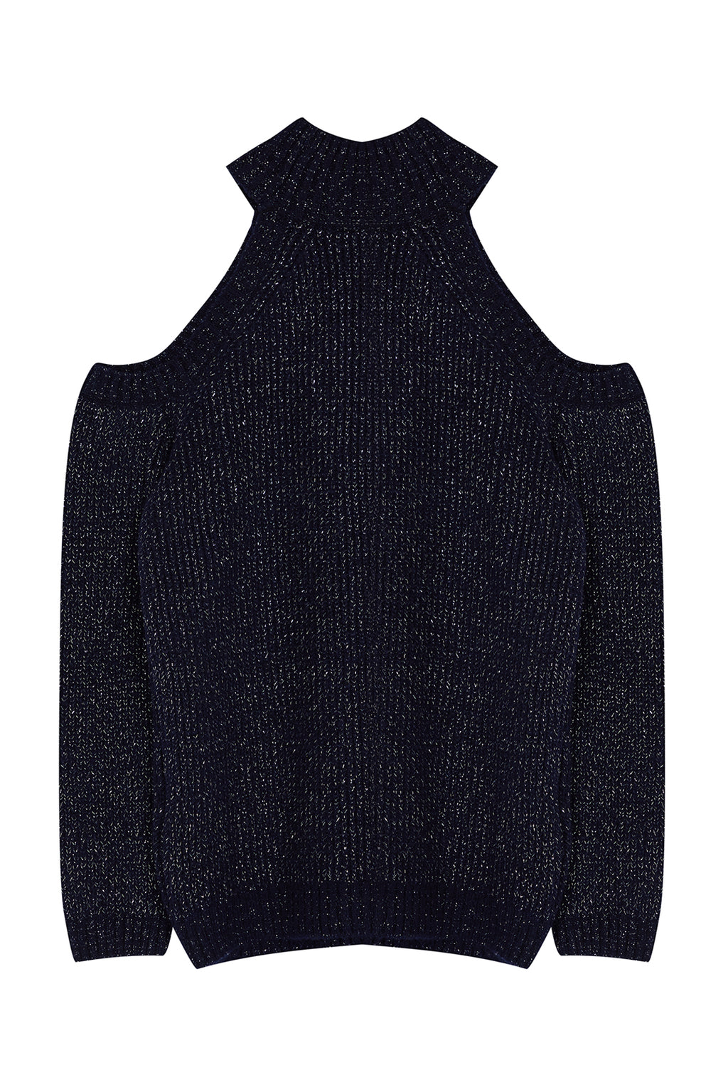 Trendyolmilla Lacivert Simli Pencere/Cut Out Detaylı Triko Kazak TWOAW20XS0006