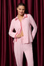 Pembe Şerit Detaylı Viskon Dokuma Pijama Takımı THMAW26PT00144