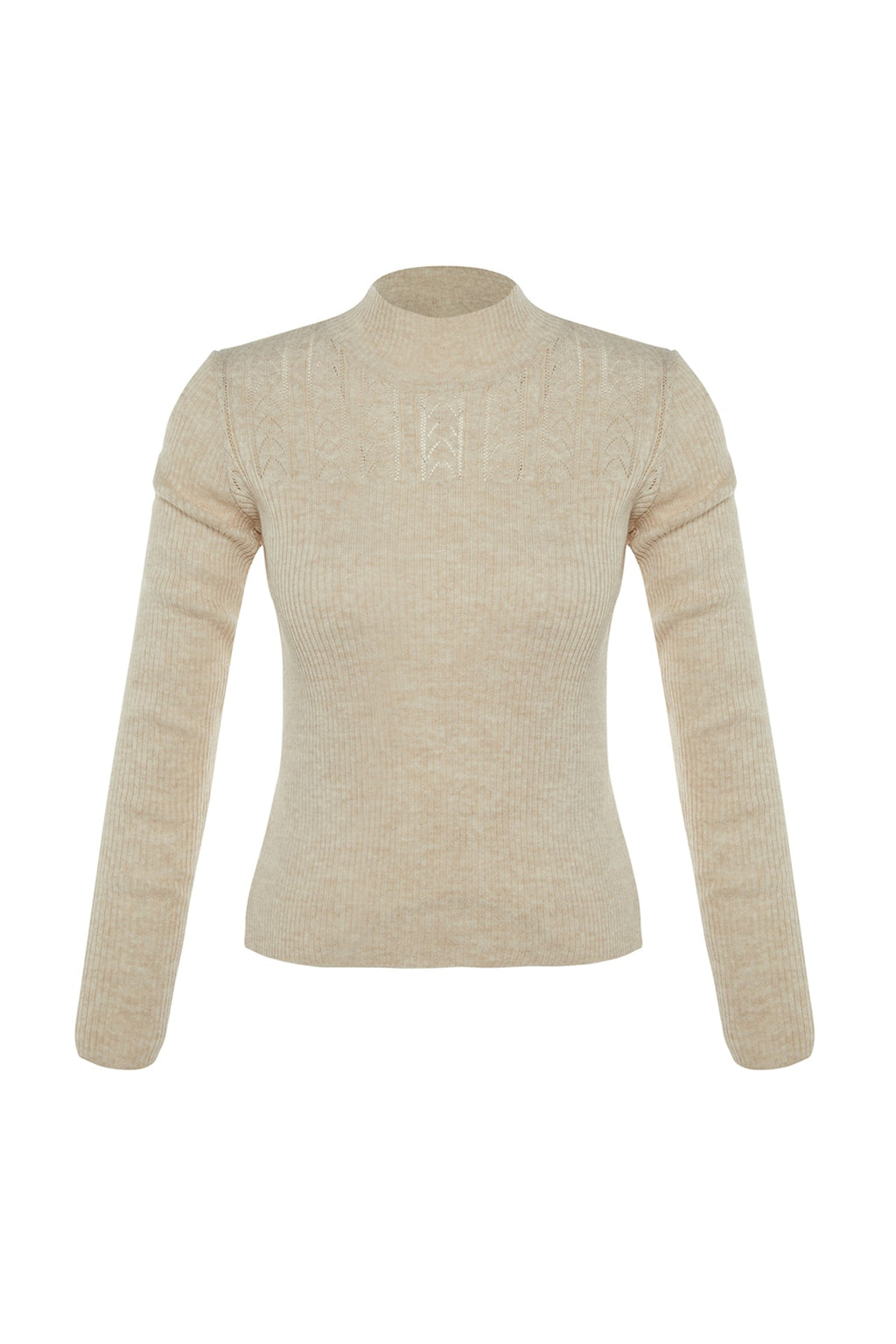 Taş Ajurlu/Delikli Triko Kazak TWOAW21KZ0934