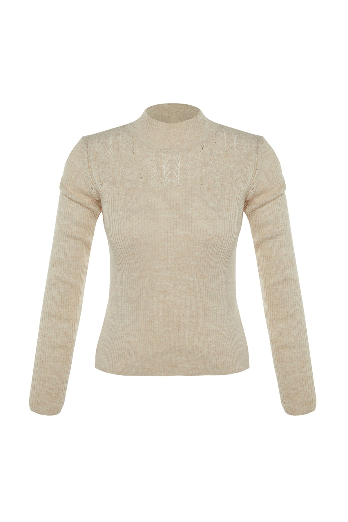 Taş Ajurlu/Delikli Triko Kazak TWOAW21KZ0934