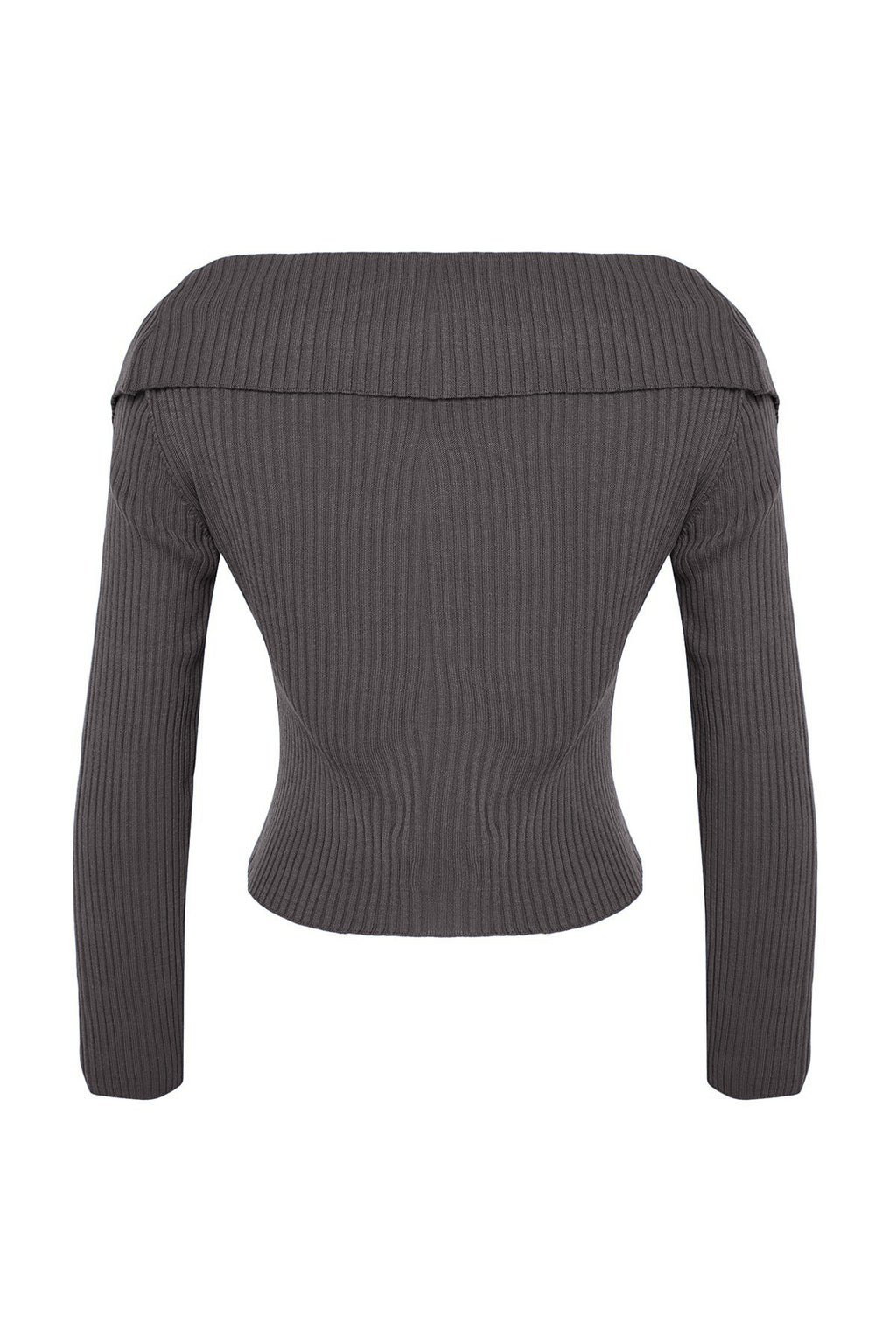 Trendyolmilla Fuşya Devrik Yaka Triko Hırka TWOAW24HI00284