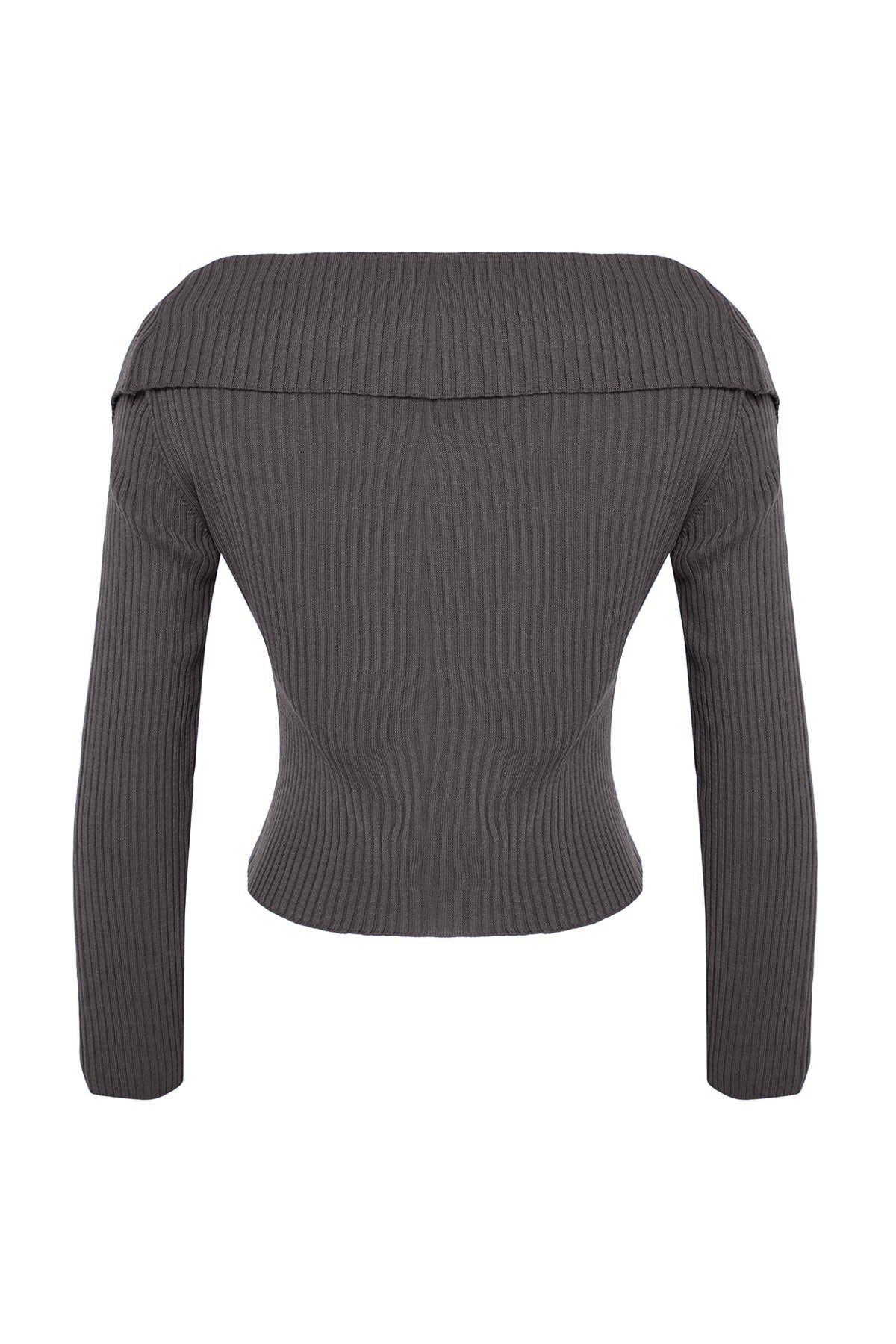 Trendyolmilla Fuşya Devrik Yaka Triko Hırka TWOAW24HI00284