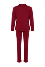 Trendyolmilla Bordo %100 Pamuklu Penguen Baskılı Örme Pijama Takımı THMAW23PT00151