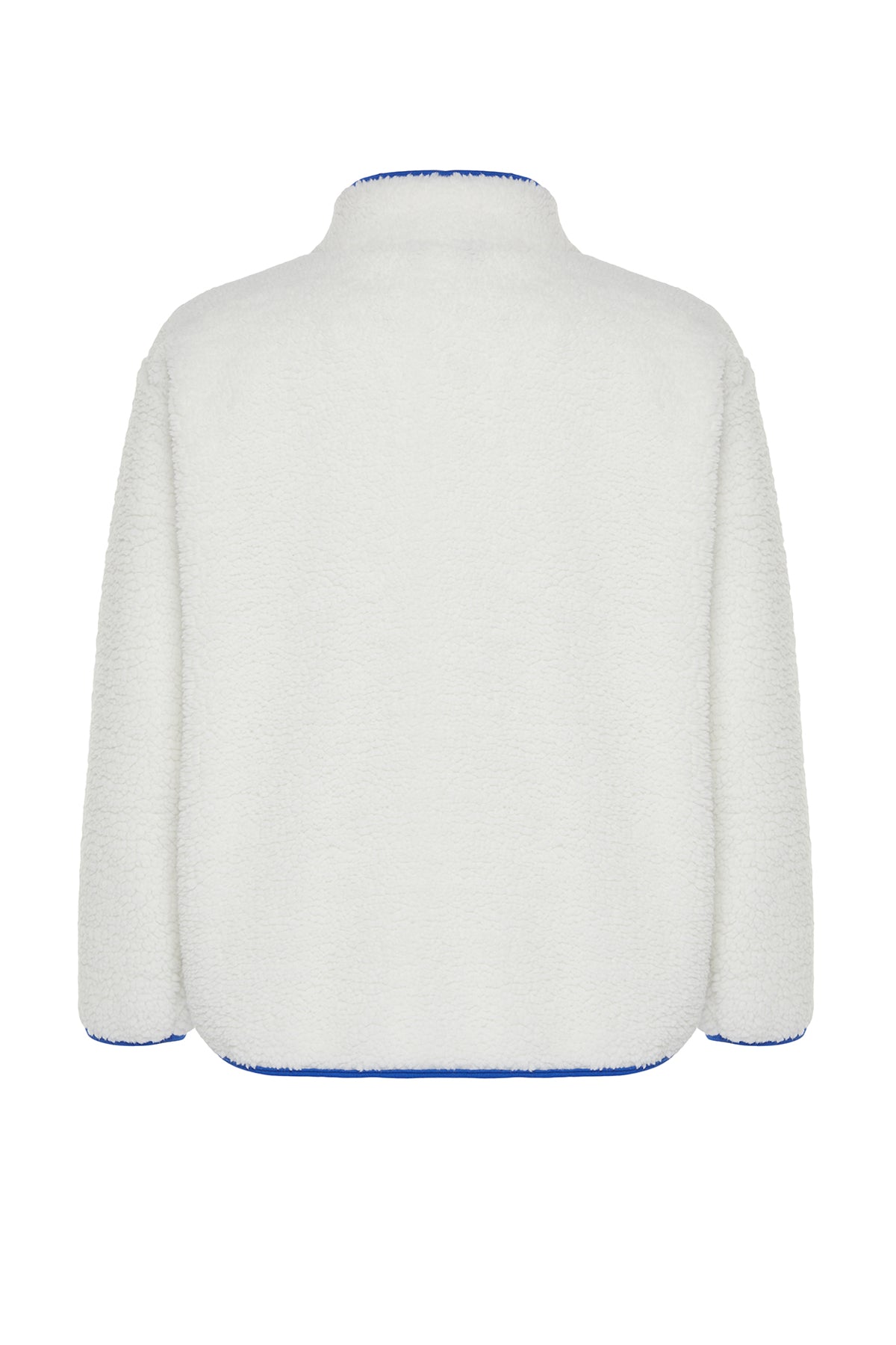 Trendyolmilla Lacivert Peluş Örme Spor Sweatshirt THMAW23SW00021