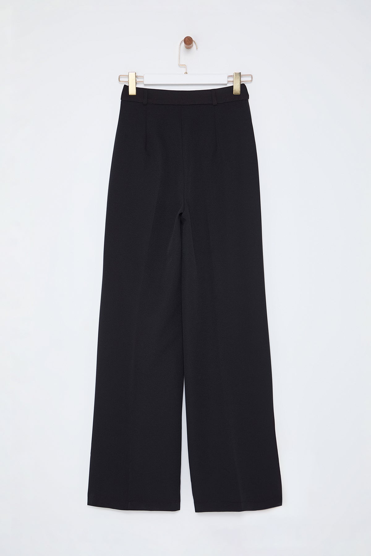 Trendyolmilla Bordo Pilili Wide Leg/Geniş Paça  Pantolon TWOAW25PL00109