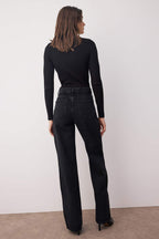 Trendyolmilla Mavi*001  Yüksek Bel Wide Leg Jeans TWOAW23JE00345