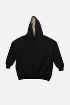 Trendyolmilla Gri Melanj Pamuklu Renk Bloklu Geniş Kalıp İçi Polarlı Örme Spor Sweatshirt TWOSS22SW0074
