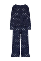 Trendyolmilla Kahverengi %100 Pamuklu Puantiye ve Kalpli Örme Pijama Takımı THMAW25PT00039