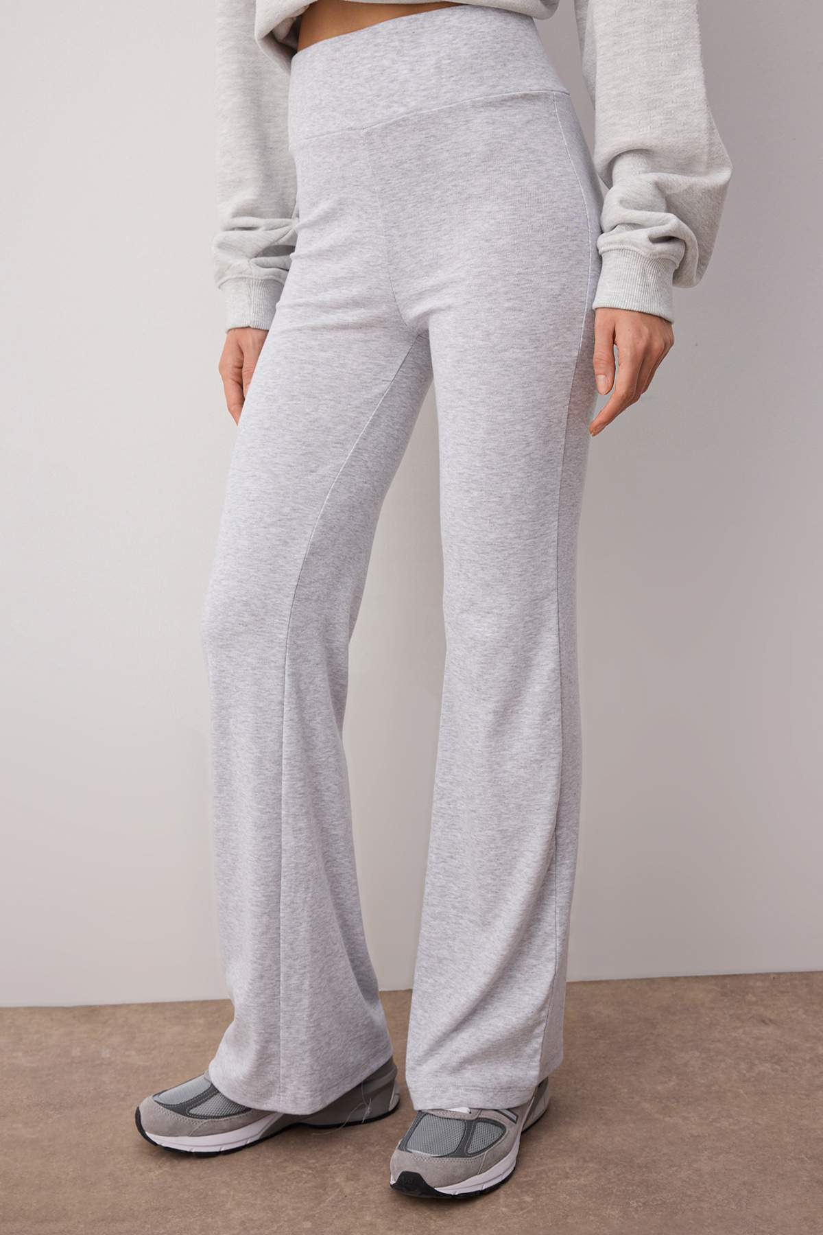 Trendyolmilla Bordo-Lacivert İspanyol Paça 2'li Paket Pantolon TWOAW26PL00057