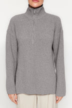 Trendyolmilla More Sustainable Ekru Triko Kazak TWOAW24KZ01119