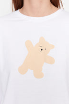 Trendyolmilla Pembe %100 Pamuklu Ayıcıklı Örme Pijama Takımı THMAW21PT0302