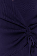 Trendyolmilla Antrasit Kruvaze Büzgü Detaylı Triko Kazak TWOAW23KZ00828