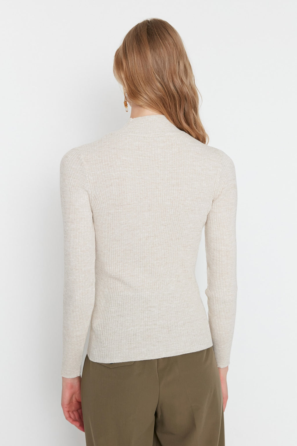 Taş Ajurlu/Delikli Triko Kazak TWOAW21KZ0934