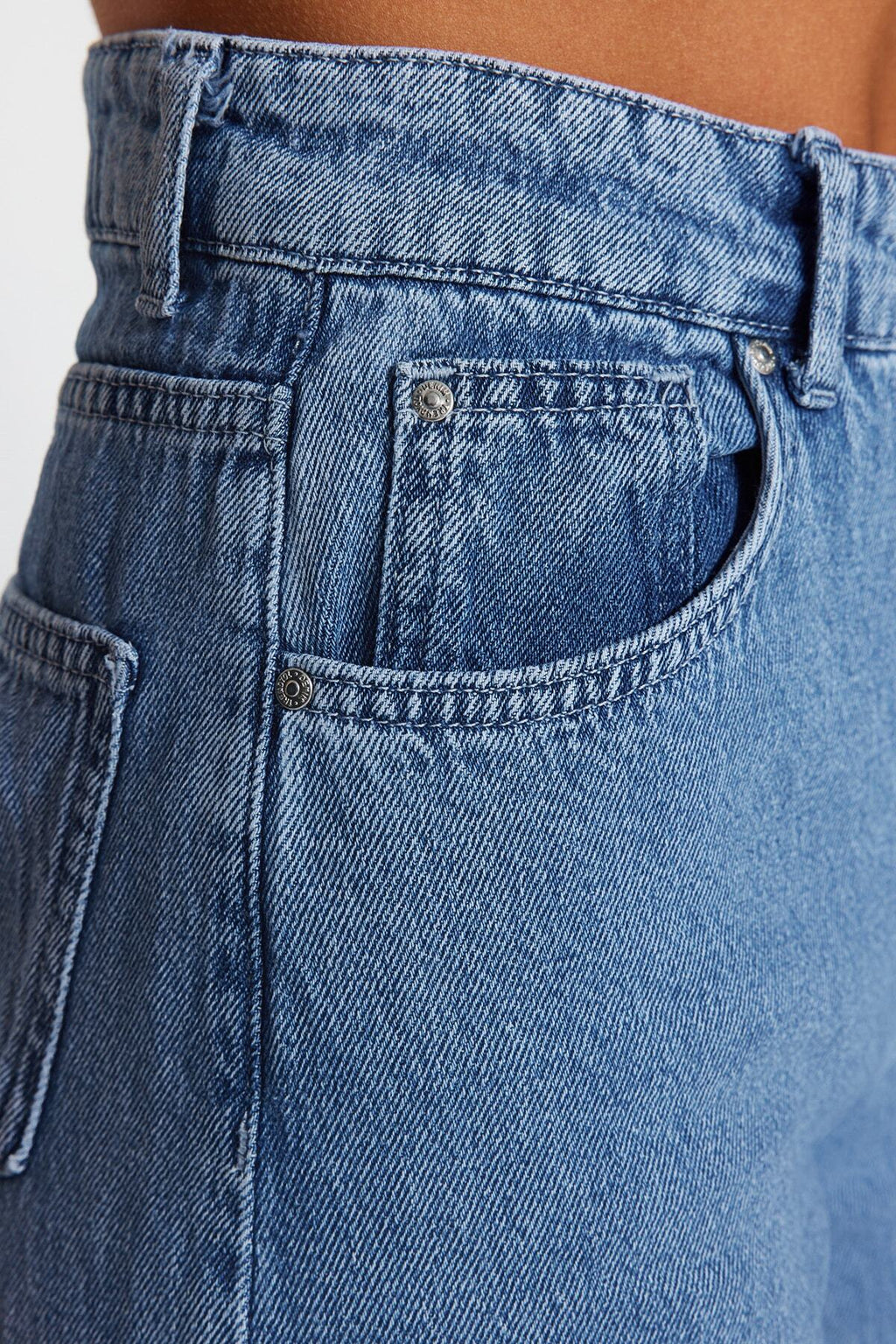 Mavi Yüksek Bel Ekstra Wide Leg Palazzo Geniş Paça %100 Pamuk Non-Stretch Jeans TWOSS23JE00286