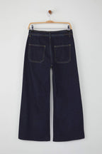 Trendyolmilla Kahverengi Orta Belli ve Beli Detaylı Normal Bel Culotte Jeans TWOAW26JE00045