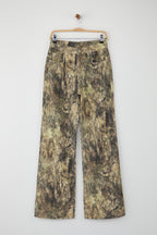 Teen Çok Renkli Desenli Yüksek Bel Wide Leg Jeans TWOAW26JE00152