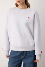 Trendyolmilla Kar Melanj Örme Sweatshirt TWOAW26SW00200