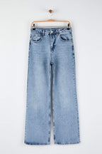 Trendyolmilla Mavi Yüksek Bel Wide Leg Palazzo Jeans TWOAW26JE00269